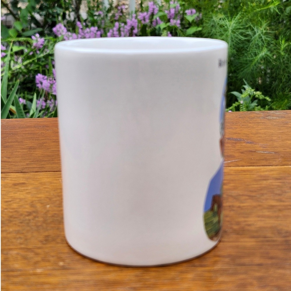 VTG 80s Bird-In-Hand PA Amish Mug Walter J Seibold Horse Buggy Cottagecore Rare - Picture 5 of 7